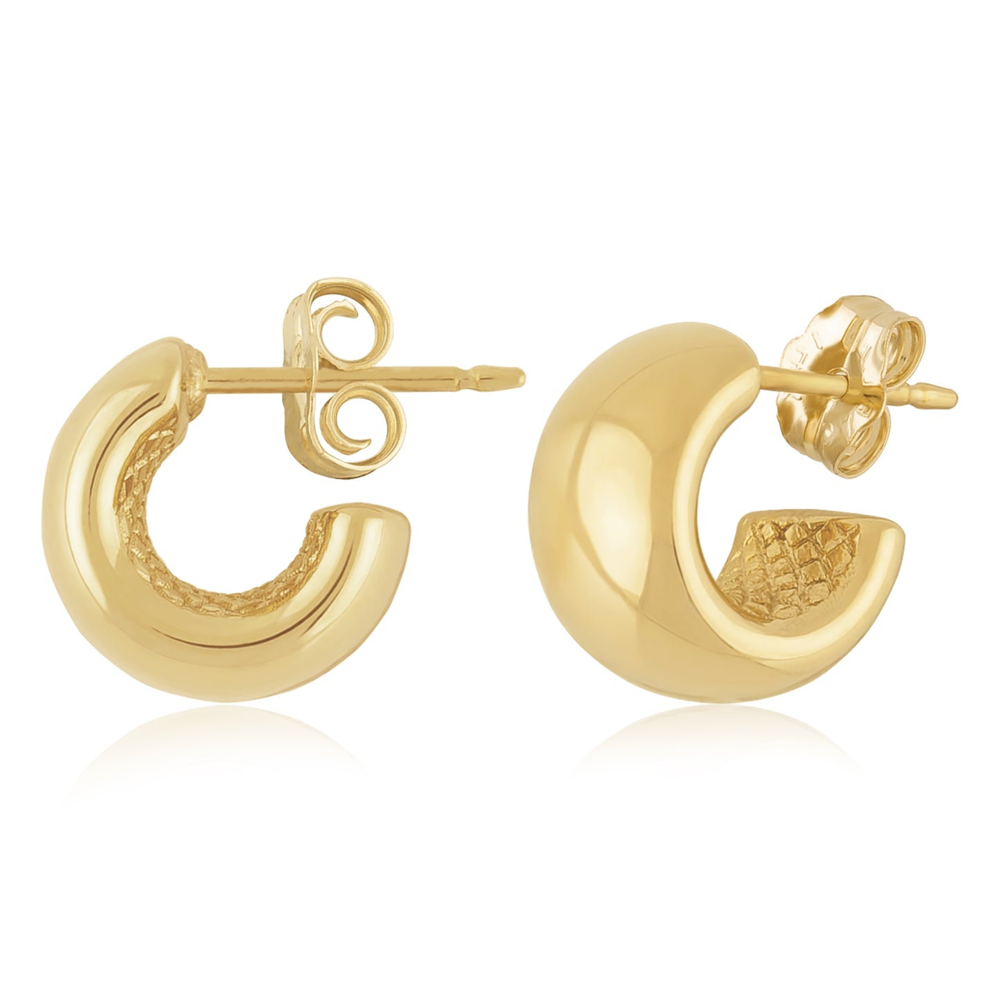 Chunky Dome Stud Earrings