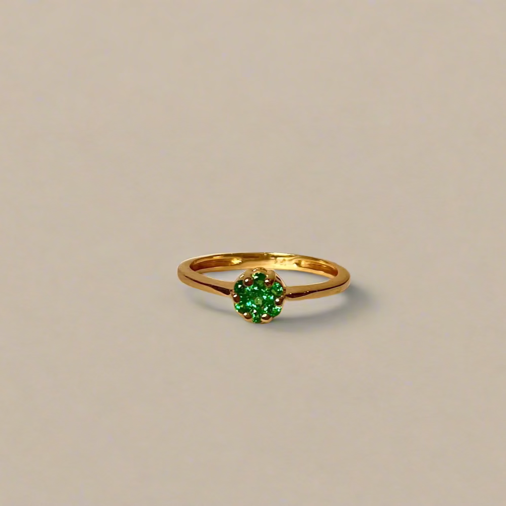Emerald Bloom Ring