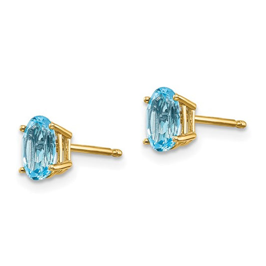 Celeste Blue Topaz Studs
