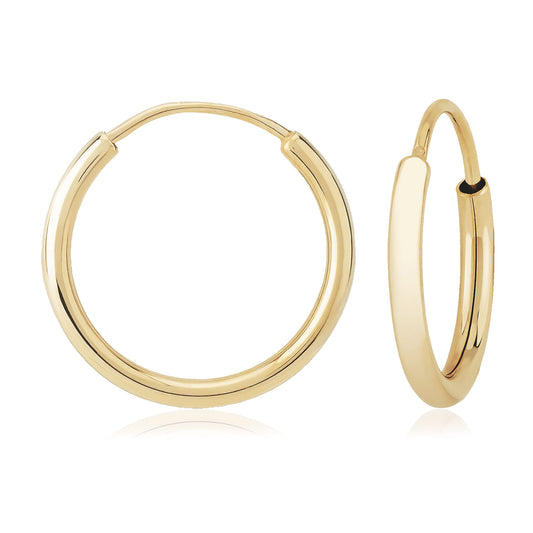 Classic Endless Hoop Earrings
