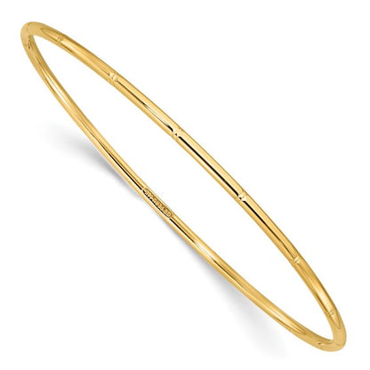 Gold Sleek Bangle Bracelet