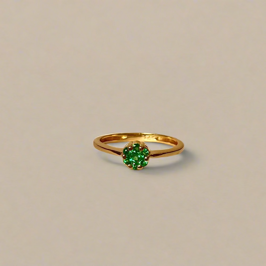 Emerald Bloom Ring