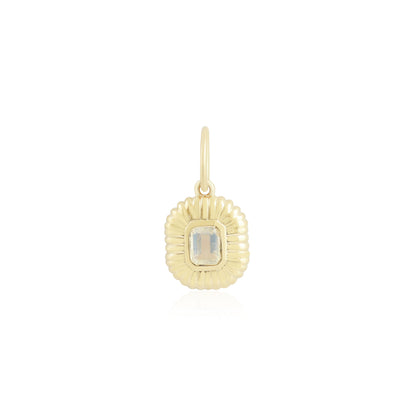 Gold Moonstone Charm