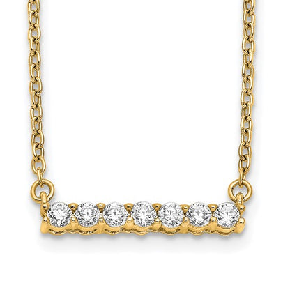 Diamond Bar Necklace
