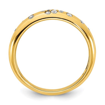 Gold Sparkled Diamond Ring