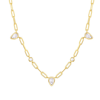 Dewdrop Chain Necklace